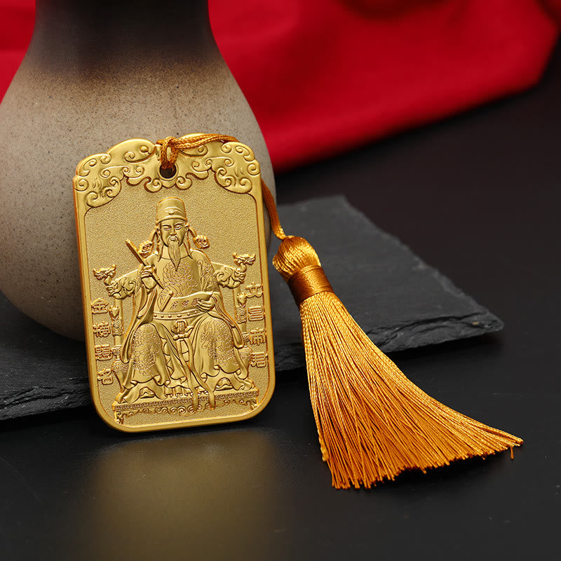 Buddha Stones Feng Shui Stella di buon auspicio Penna Wenchang Pagoda Pesce Koi Decorazione da appendere all'auto