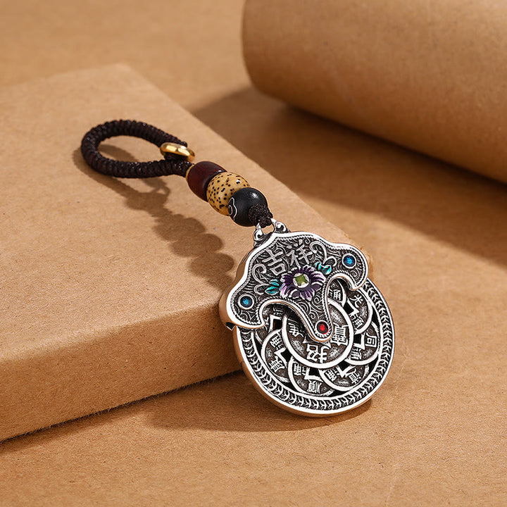 Portachiavi con Buddha Stones, ricchezza di buon auspicio