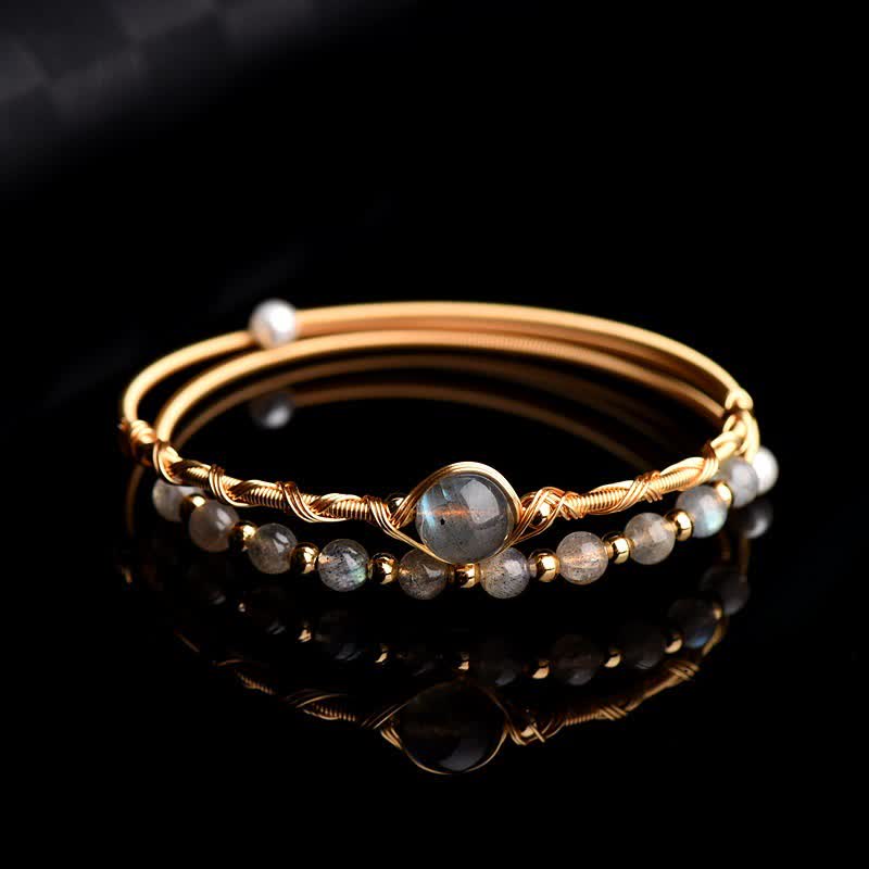 Braccialetto dell'amore curativo con pietra di luna Buddha Stones