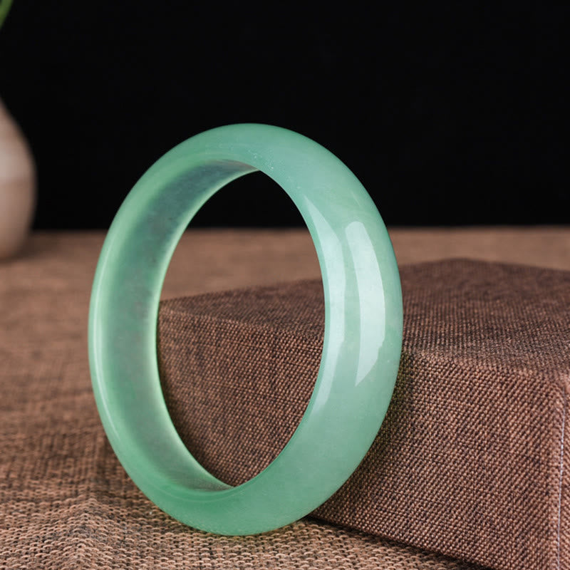 Braccialetto Buddha Stones Natural Jade Luck Healing Prosperity Bangle - image 6