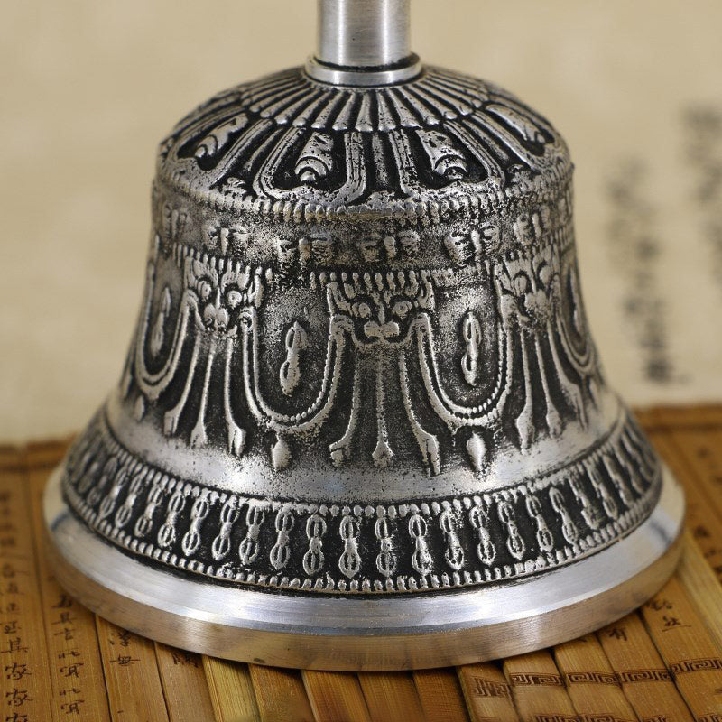 Set di campane per meditazione tibetane Buddha Stones e decorazioni in rame Vajra Dorje - image 7