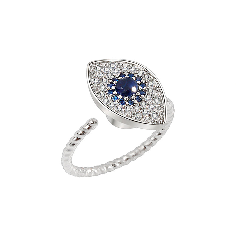 Anello girevole in argento sterling 925 con protezione contro il malocchio e benedizione - image 7